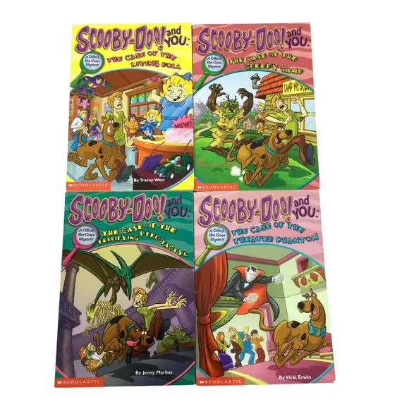 Scooby Doo and You The Case of the Living Doll Four Scholastic Book Bundle - Picture 1 of 16